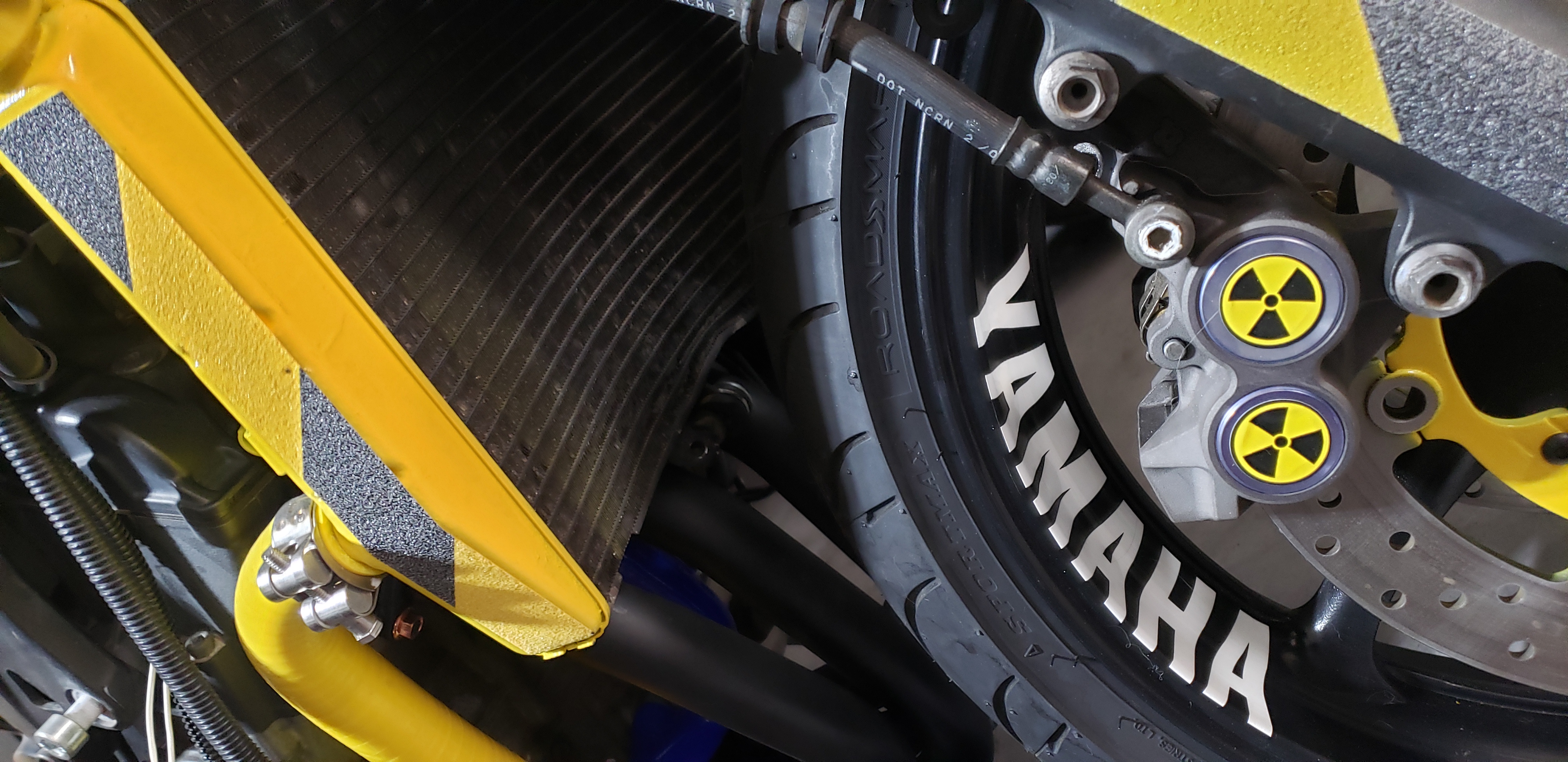 Custom Yamaha R6 Silicon Coolant Hoses